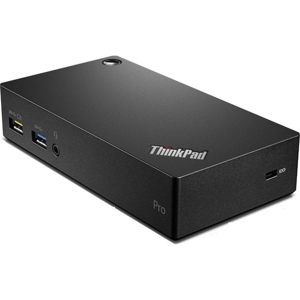 Lenovo 40A70045IT laptop dock & poortreplicator Bedraad USB 3.2 Gen 1 (3.1 Gen 1) Type-B Zwart