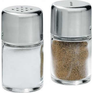 WMF BEL GUSTO Rustfrit stål, Transparent Salt & peber shakersæt