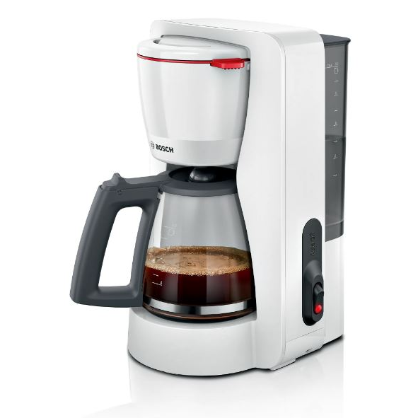 Филтърна кафе машина Bosch TKA2M111 MyMoment, 1200 W, 1,4 л, автоматично изключване, бяла