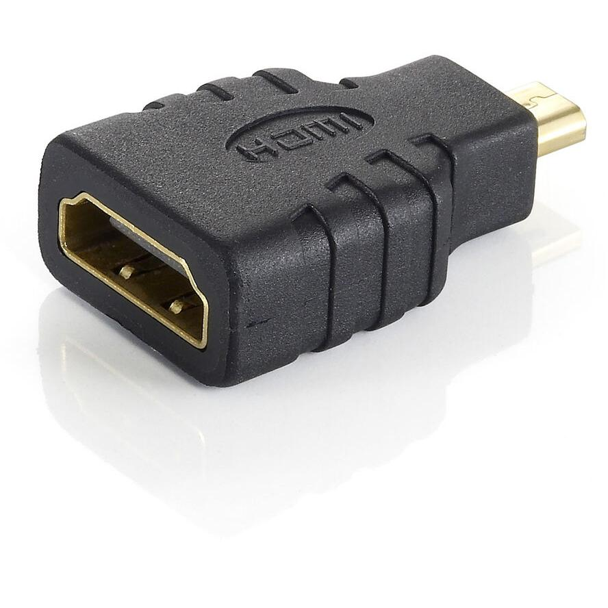 Equip HDMI Adapter Micro D-A St/Bu sw Polybeutel (118915)
