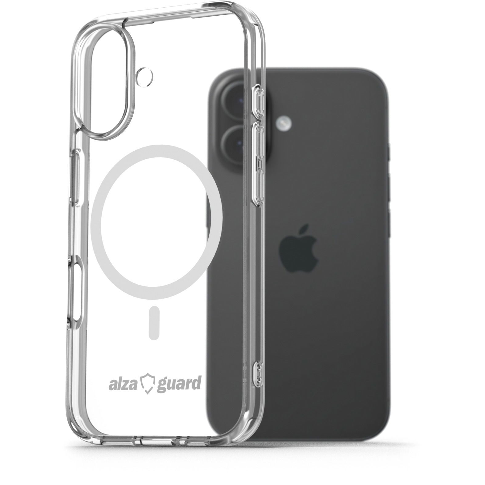 AlzaGuard iPhone 16 Crystal Clear TPU Case Compatible with Magsafe tok (AGD-PCMT30Z)