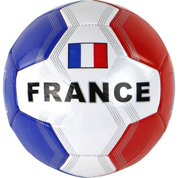 Lean Toys Futball-Labda, Francia Zászló, 24 cm, 5-Ös Méret (13181)