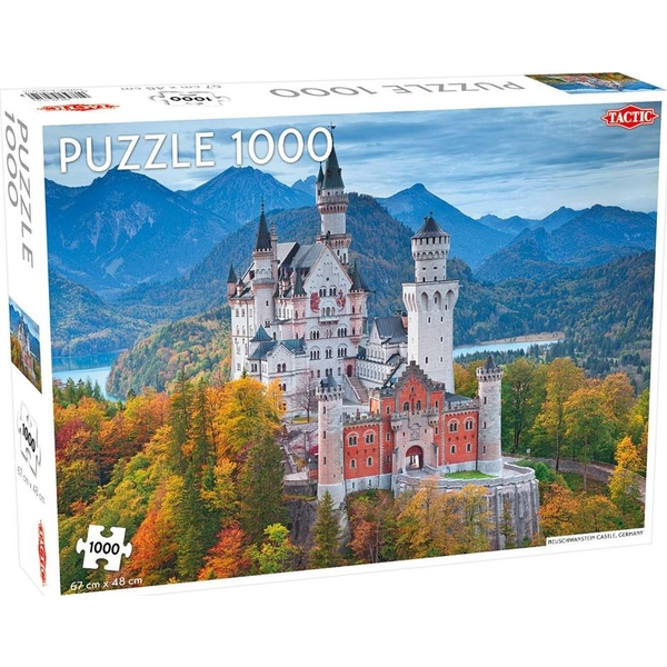 Tactic Neuschwanstein Castle, Germany 1000 pcs Legpuzzel 1000 stuk(s) Stad