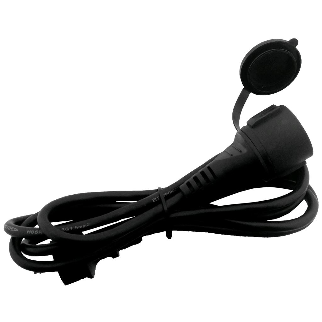 Entac lengő IP44 hosszabbító fekete 10m (ESEC44G-10) (ESEC44G-10)