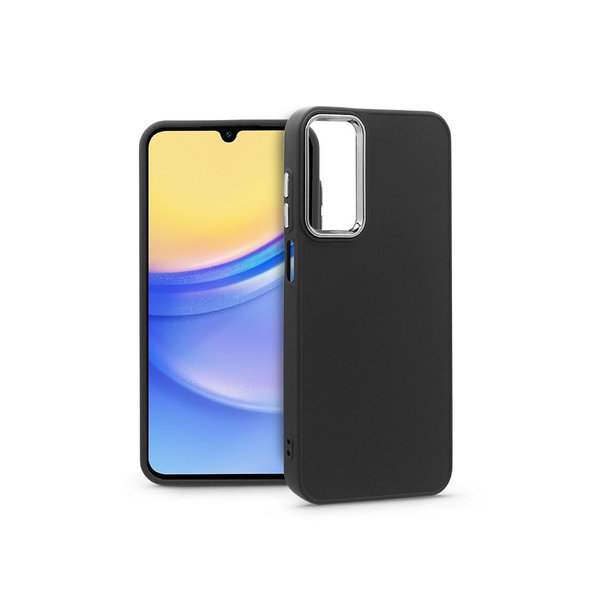 Haffner Frame Samsung A155 Galaxy A15 4G/Galaxy A15 5G szilikon tok fekete (HF240225)