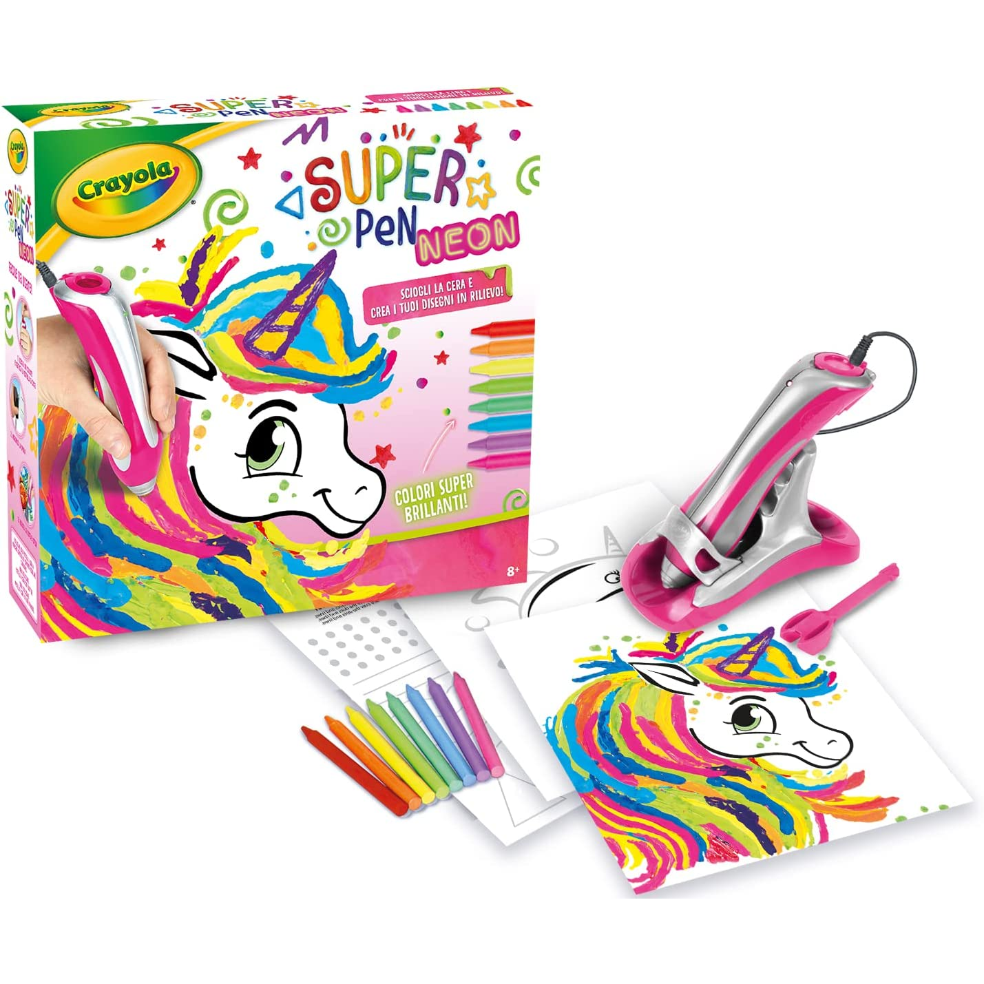 Crayola: Művésztoll neon zsírkrétával (7620)