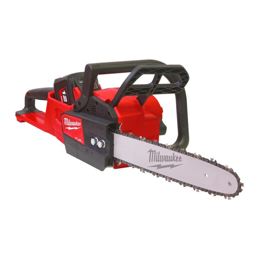 Milwaukee M18FCHS35-122 Akkus Láncfűrész - 18 V, 350 mm, Szénkefementes, 2 x 12 Ah Akku + Töltő (4933479679)