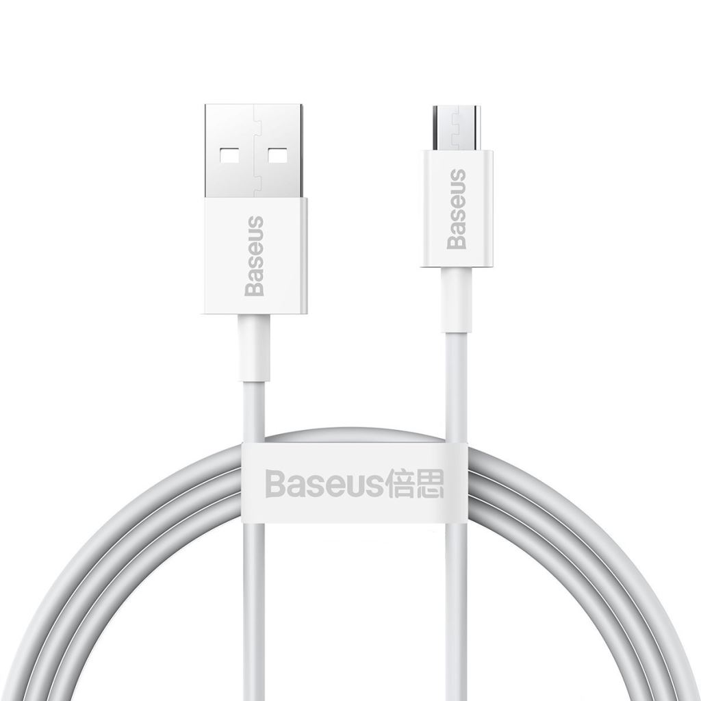 Baseus Superior sorozatú USB-Micro USB kábel, 2A, 1m, fehér (CAMYS-02) (CAMYS-02)