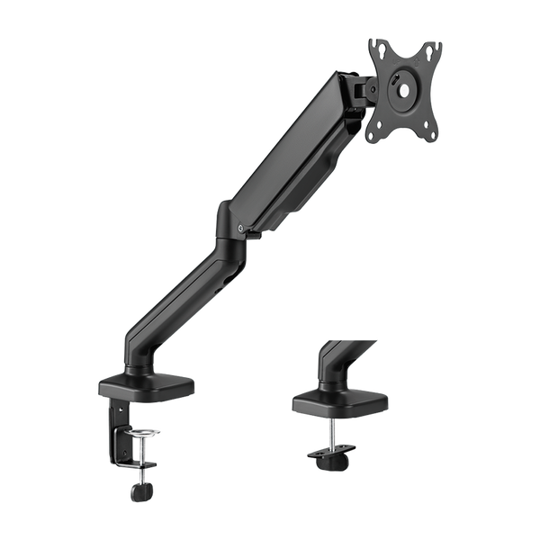 Desk Mount Single LogiLink 17"-32"<9kg staal gasveer