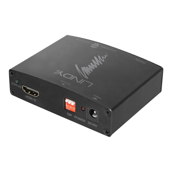 Lindy HDMI 4K Audio Extractor with bypass - HDMI audio signal extractor