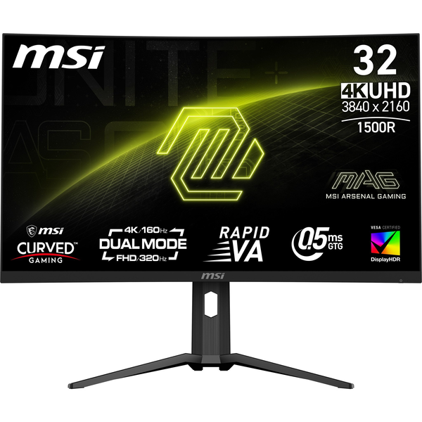MSI MAG 321CUPDF 31,5" 4K UHD 160Hz ívelt gaming monitor
