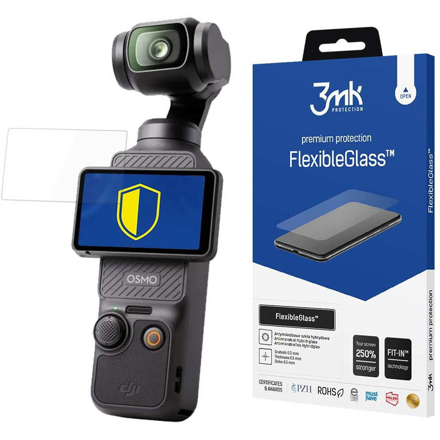 3MK FlexibleGlass DJI Osmo Pocket 3 védőüveg - hibrid (5903108546072)