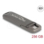 Pen Drive 256GB Delock USB-C ezüst (54012)