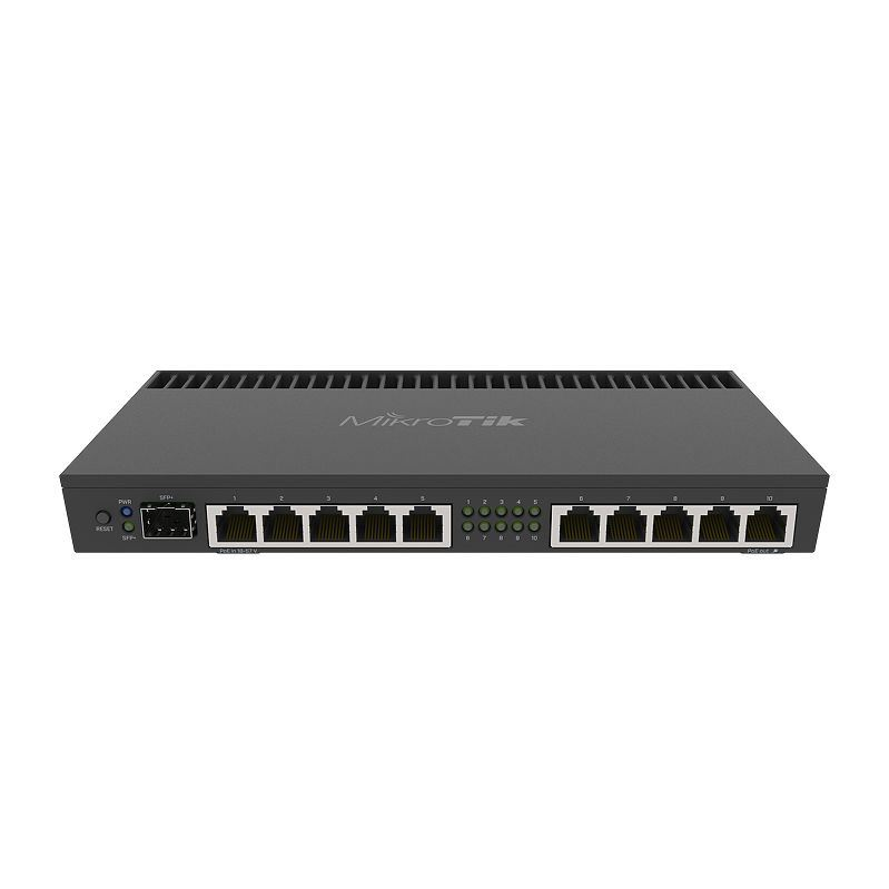 SIEŤOVÝ ROUTER 1000M 10PORT 1SFP+/RB4011IGS+RM MIKROTIK (RB4011IGS+RM)