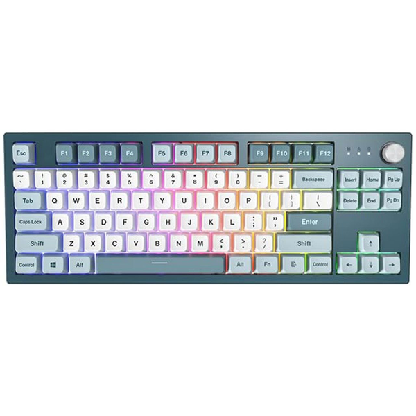 Механична клавиатура Montech MKey TKL Freedom, GateronG PRO 2.0 Червен, Сиви превключватели