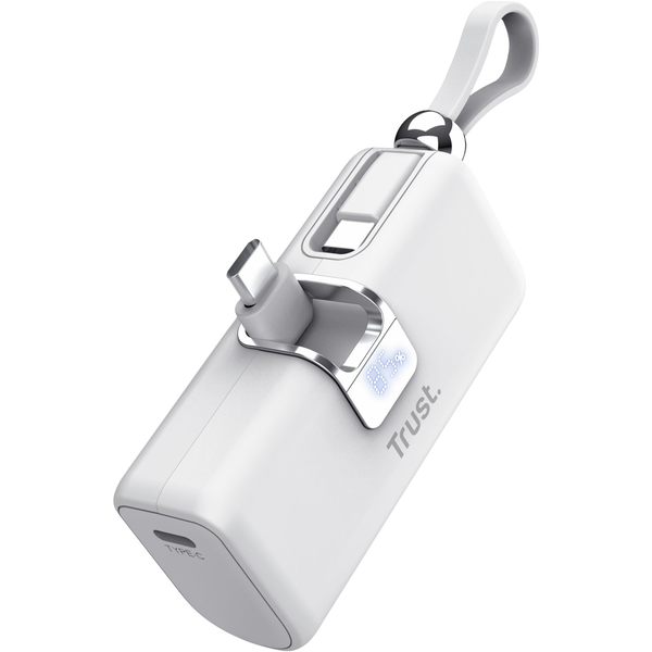 Trust Pacto Lithium-Ion (Li-Ion) 5000 mAh Hvid