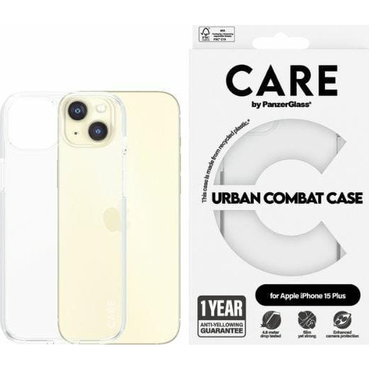 PanzerGlass Urban Combat iPhone 15 Plus Telefon tok - Átlátszó (1423)