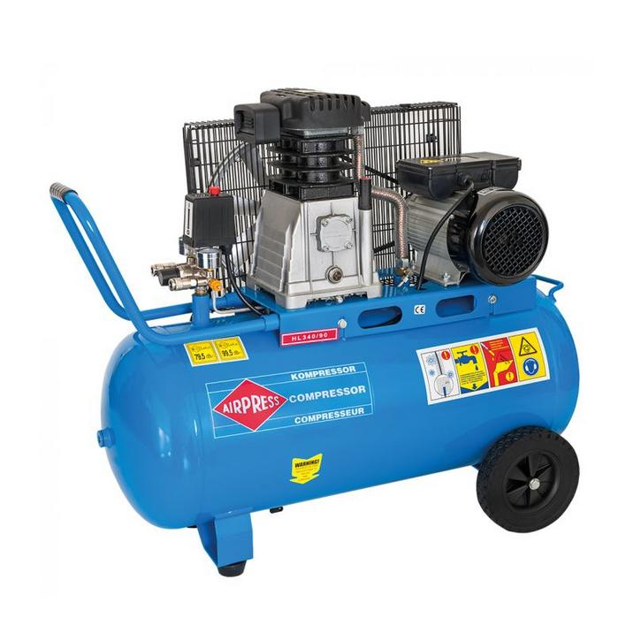 Airpress Kompresszor HL 340-90 10 bar 3 hp 272 l/min 90 l (36844-E)