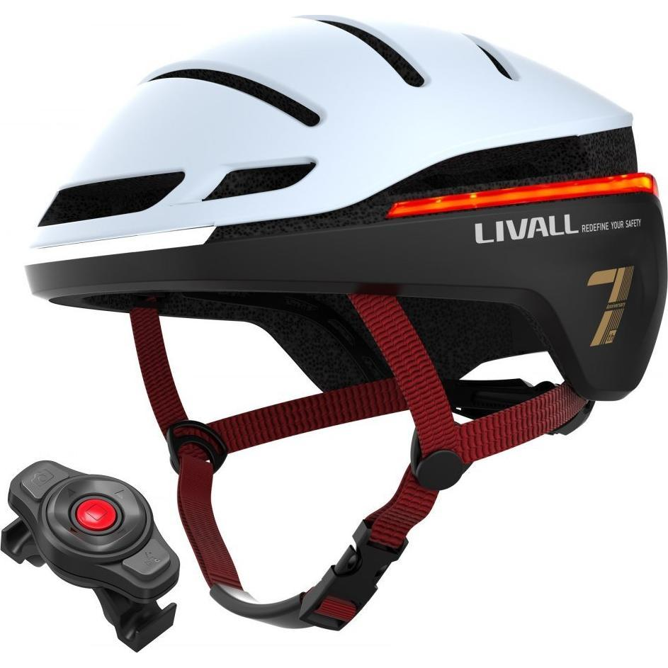 LIVALL EVO21 Bukósisak Méret M 21.25-22.83 in (54-58 cm) Fehér (EVO21-M-SNW)