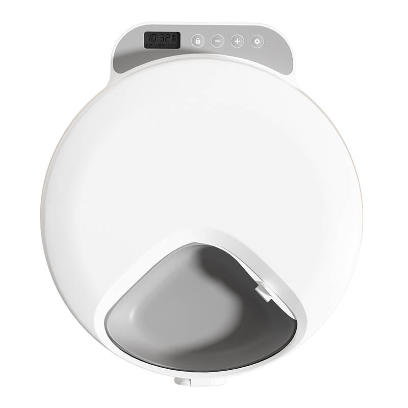 Petwant F26-L Műanyag Automata Kisállat Etető 4 x 0,24L - Fehér (F26-L)