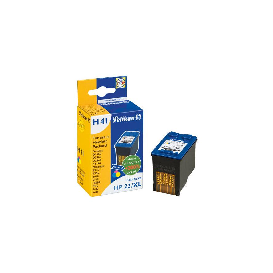 Съвместима мастилена касета Pelikan за HP 22/C9352CE, трицветна