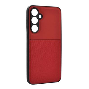 Gigapack Samsung Galaxy A55 (SM-A556) mágneses, bőr hatású, csíkos mintás tok piros (GP-154807)