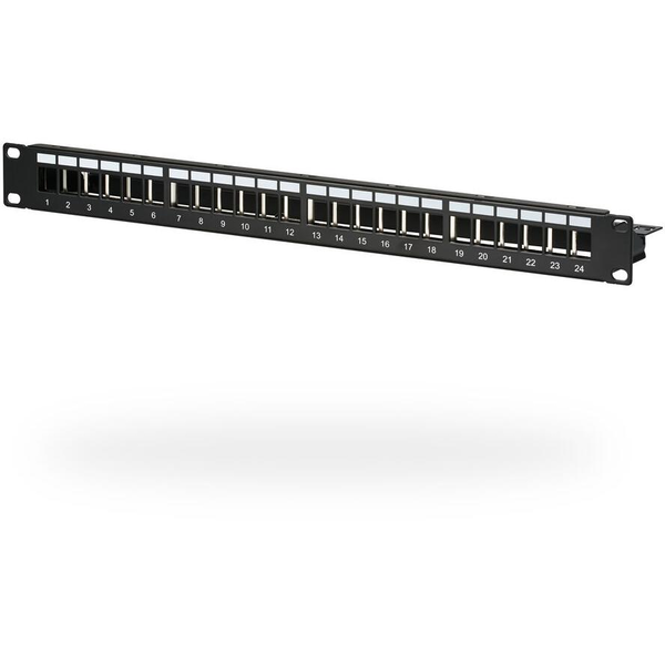 EFB Verteilerfeld Patchpanel 19 Zoll 1HE, 24-Port,