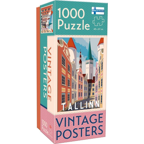 Tactic 58659 puzzel Legpuzzel 1000 stuk(s) Stad