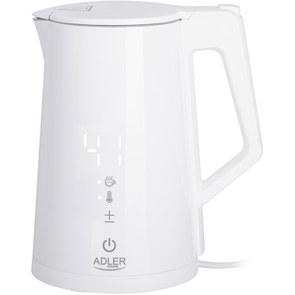 Adler AD 1345 1.7L Vízforraló LED kijelzővel - Fehér
