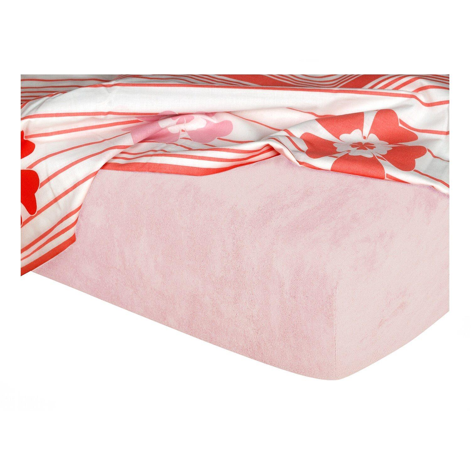 Dadka Powdered terry sheet 180 × 200 × 20 cm (02101A-0000PUDR-B)