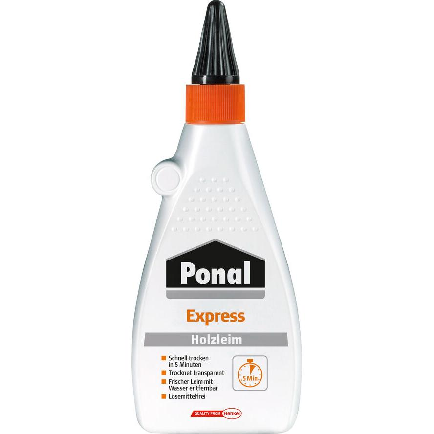 Ponal Holzleim Express, Flasche mit 550g, 9H PN10X (9H PN10X) (9H PN10X)