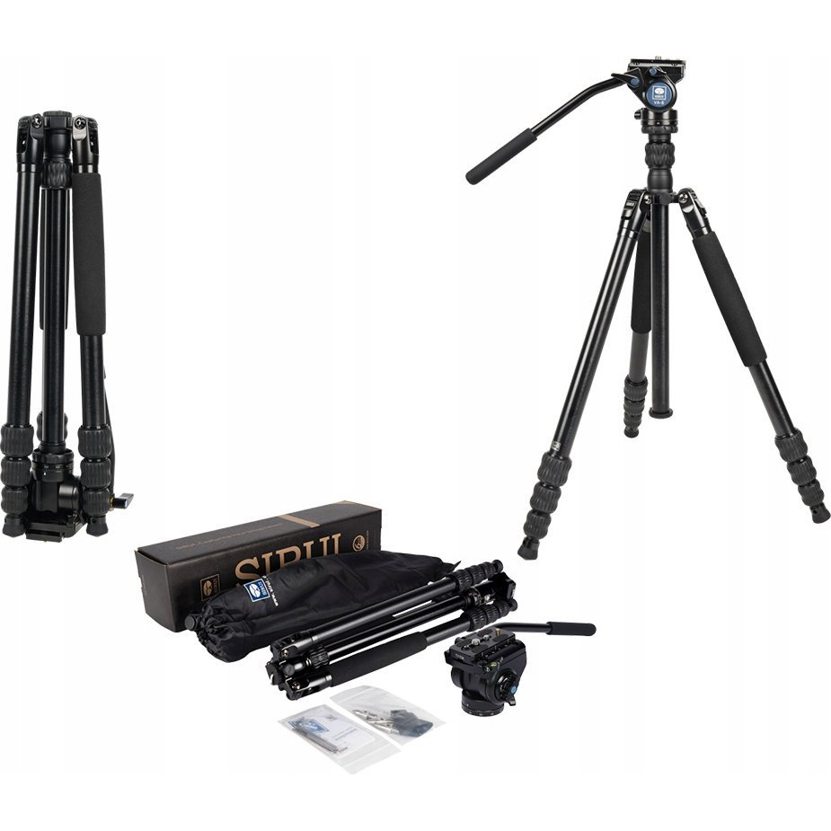 Sirui Traveler 7A alumínium tripod VA-5 fluid videófejjel (TRAVELER VA)