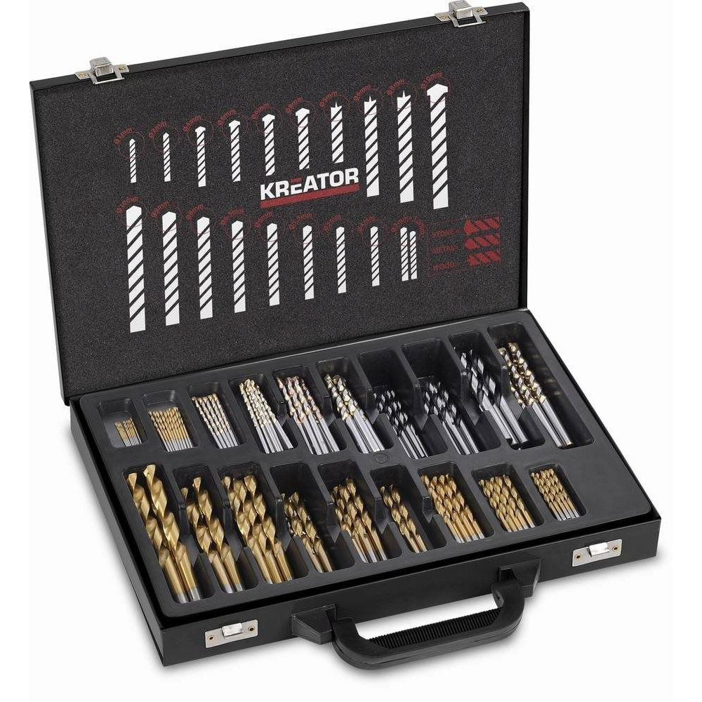 Kreator KRT012800 Professzionális fúrószár készet, 120 db (KRT012800)