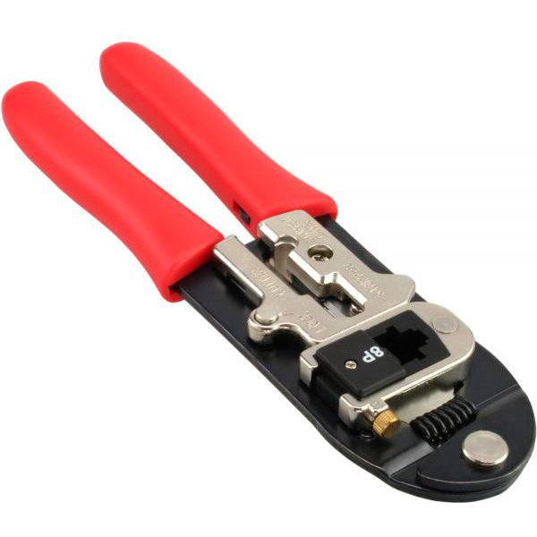InLine 4043718136629 Crimpatrice Nero, Rosso