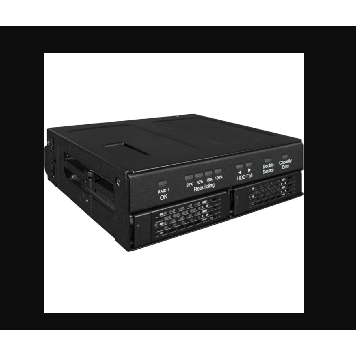 Icy Dock MB902SPR-B R1 2.5" / 5.25" SATA Külső HDD/SSD ház - Fekete (MB902SPR-B R1)