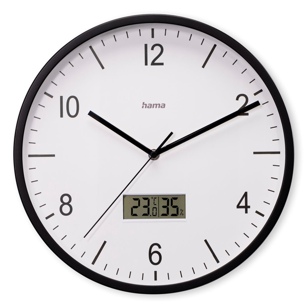 Hama Lanzarote Orologio radiocomandato Cerchio Nero