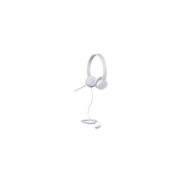 Lenovo GXD1E71385 hoofdtelefoon/headset Bedraad Pols Oproepen/muziek USB Type-A Grijs