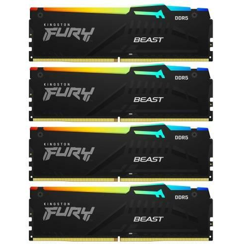 Kingston Technology FURY Beast RGB hukommelsesmodul 4 x 16 GB