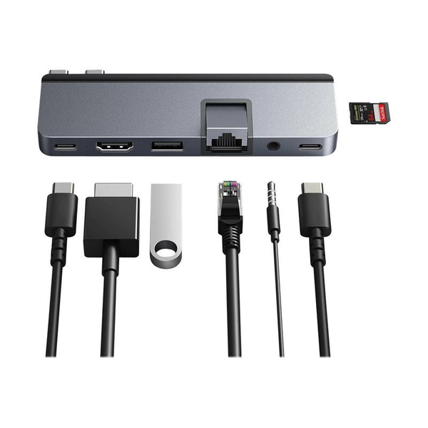 HyperDrive DUO Pro notebook dokkoló szürke (HD575-GRY-GL)