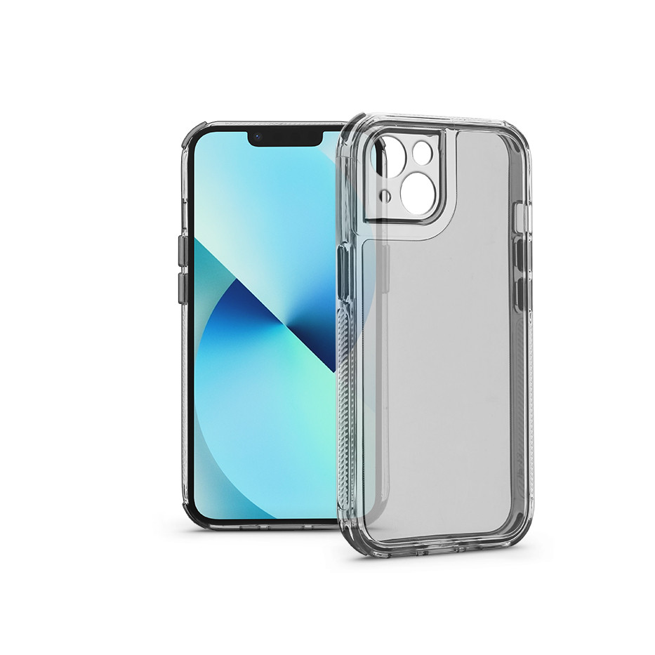 Haffner Matrix Clear kameravédős szilikon tok - Apple iPhone 13 - átlátszó (HF324109)