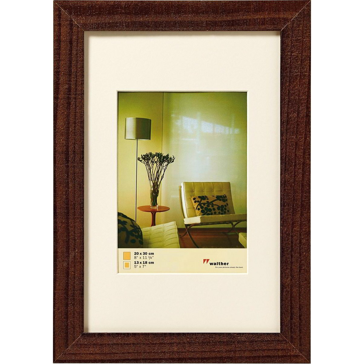 Walther HO520N Home 19,9x24,9 Képkeret - Dió barna (HO520N)
