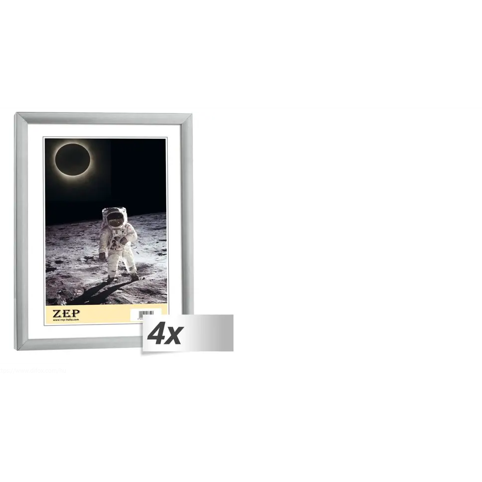 ZEP KL11 New Easy 21x29.7 Képkeret - Ezüst (4db/csomag) (KL11 X 4)
