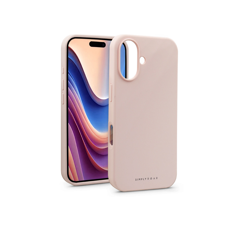 Apple iPhone 16 Plus szilikon hátlap - Roar Cloud Skin - rózsaszín (KC311796)