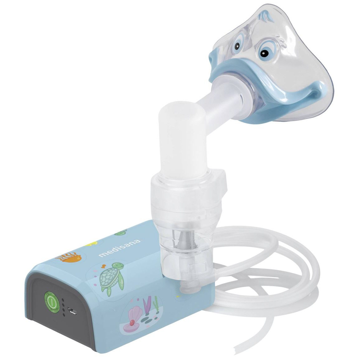 Medisana IN 165 Inhalátor Orrillesztékkel, Inhalációs maszkkal, Szájillesztékkel (54556) (m54556)