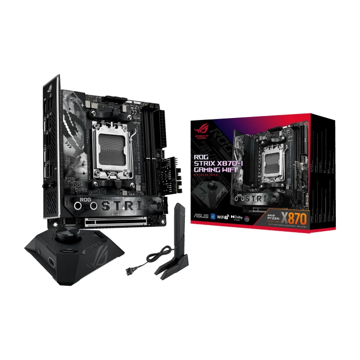 Дънна платка ASUS ROG STRIX X870-I GAMING WIFI AM5