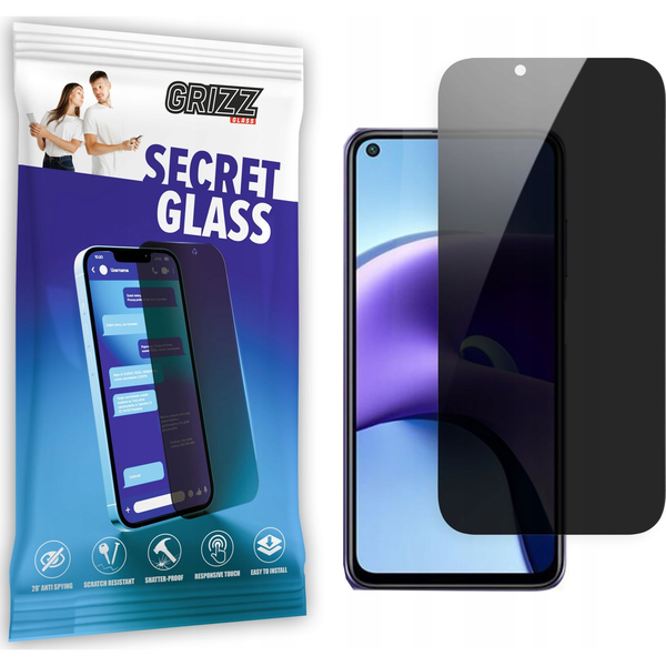  GrizzGlass Szkło prywatyzujące GrizzGlass SecretGlass Xiaomi Redmi Note 9T 5G