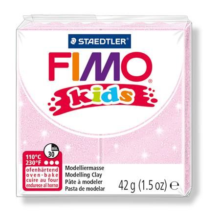 FIMO "Kids" gyurma 42g égethető gyöngyház világos rózsaszín (8030 206) (8030 206)