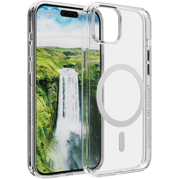 dbramante1928 Iceland Ultra D3O MagSafe custodia per cellulare Cover Trasparente, Bianco