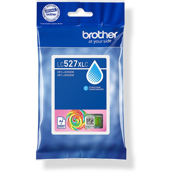 Brother LC527XLC blækpatron 1 stk Original Højt (XL) udbytte Blå