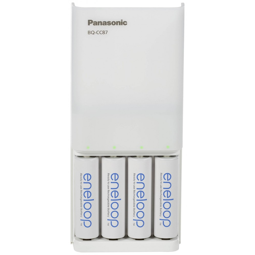 Panasonic Eneloop Smart Plus USB Travel BQ-CC87 4x AA/AAA NiMH Akkumulátor Töltő (K-KJ87MCD40USB)